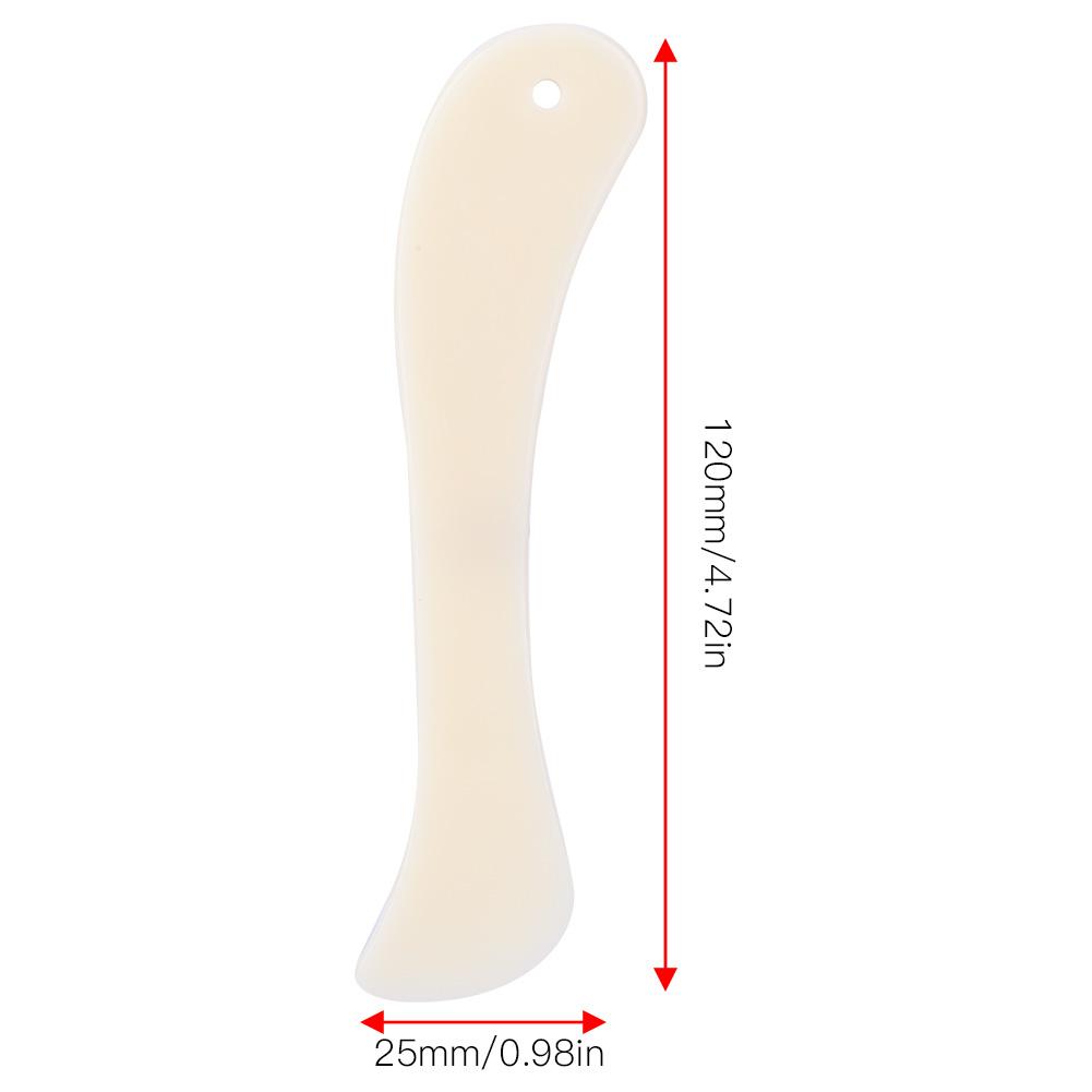 5Pcs Leather Craft Folder White Plastic Hand Made Trimming Sewing Tool Accessories( Type )