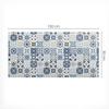 Desk Protector with Retro Tile Pattern 100x50 cm