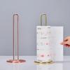 Stainless Steel Kitchen Roll Paper Towel Holder Bathroom Tissue Stand Dining Table Vertical Napkins Rack Kitchen Storage Shelf