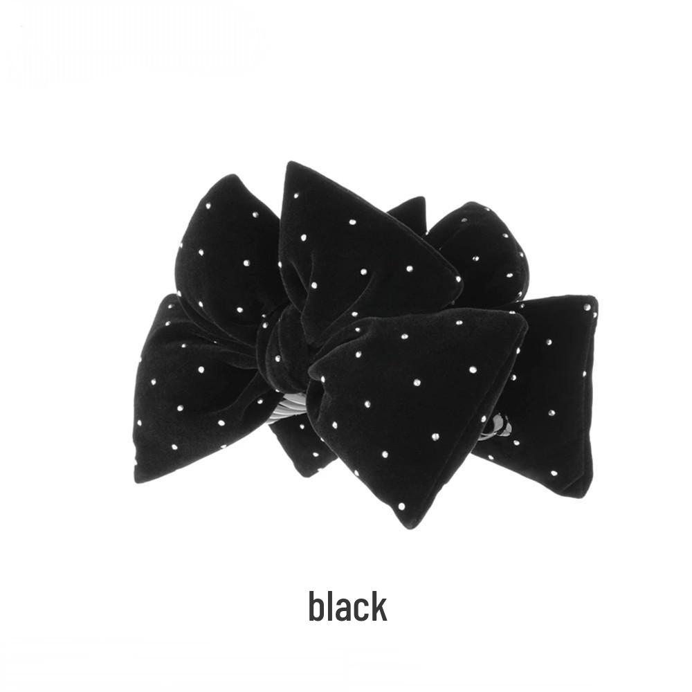Starry Sky 3D Cotton Bow Claw Hair Clip