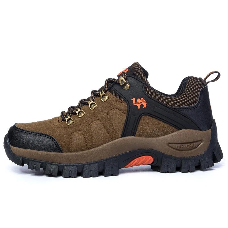Outdoor Hiking Shoes Men Low-top Thick-soled Breathable Comfortable Casual Sports Shoes Men Breathable Anti-slip Men Shoes