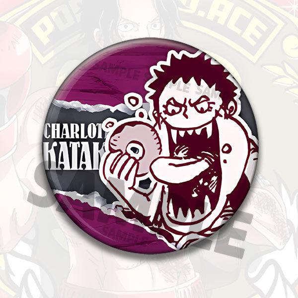 

One Piece Anime Badge Pins Luffy Ace Law Childhood Cartoon Brooch Keychain Shiny Film Button Accessories Merchandise Collection 58mm--Cracked Glass