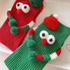 Christmas Funny Hand Socks Novelty Cartoon Big Eyes Middle Tube Socks Hosiery for Adult Kids Holiday Festival Party Gift