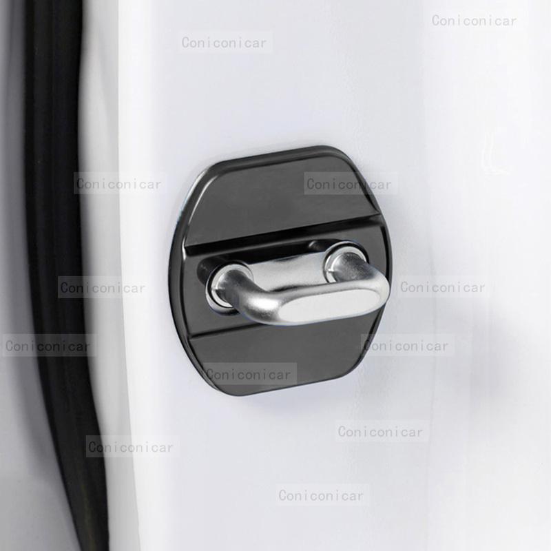 For CHANGAN UNI-V UNIV Accessories Car Door Lock Protect Cover Emblems Case Stainless Steel Decoration Protection