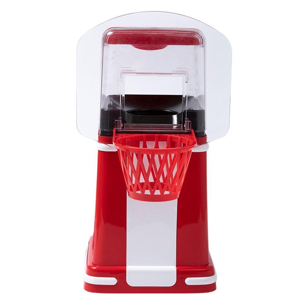 Patlamış Mısır Makinesi Ev Patlamış Mısır Yapma Makinesi 1200W Yüksek Güçlü Küçük Mısır Ekstruder Mini Basketbol Potası