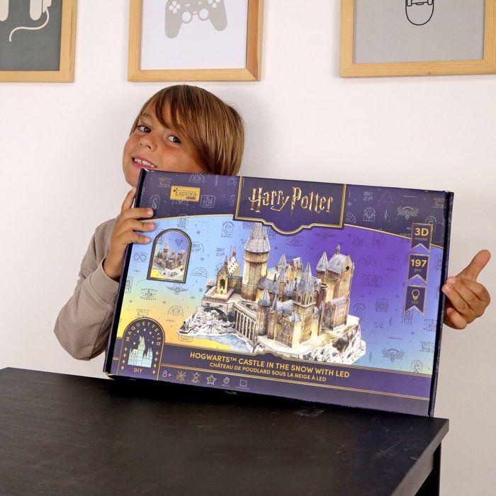 3D Puzzle - Illuminated Hogwarts Castle - EXPLORA - 540302 - Harry Potter Licence - From 8 Years