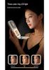 Portable Neck-Hanging USB Fan with Foldable Stand and Makeup Mirror