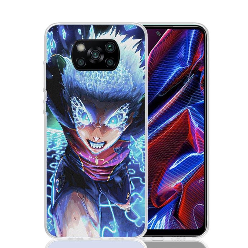 Blue Lock Isagi Yoichi Phone Case For Xiaomi Poco X7 X6 X5 Pro F7 Ultra Redmi 15C 15 13 13C 12 12C 10 10A 10C 9 9A 9C 9T Cover P