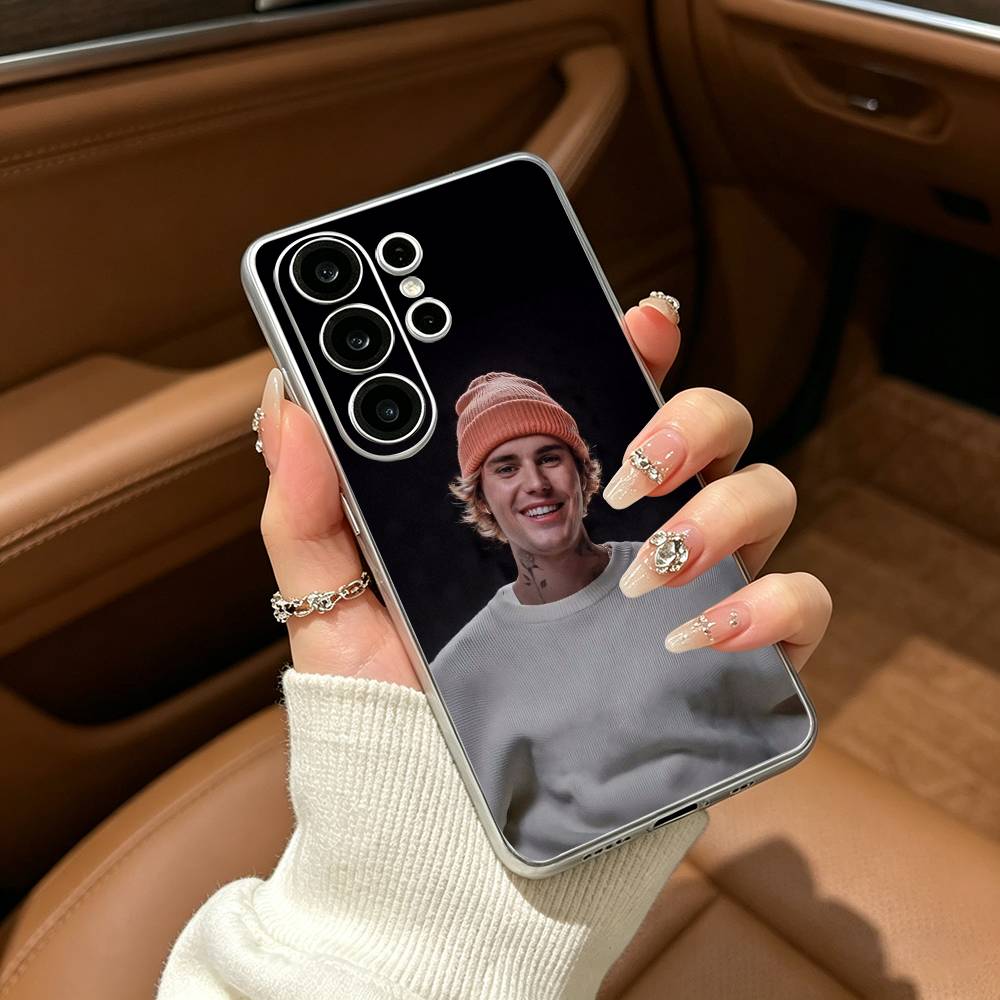 Top pop male singer Justin-B- Bieber Clear Phone Case for Samsung S25, S24, S21, S22, S23, S30, Ultra, S20, Plus, FE, Lite