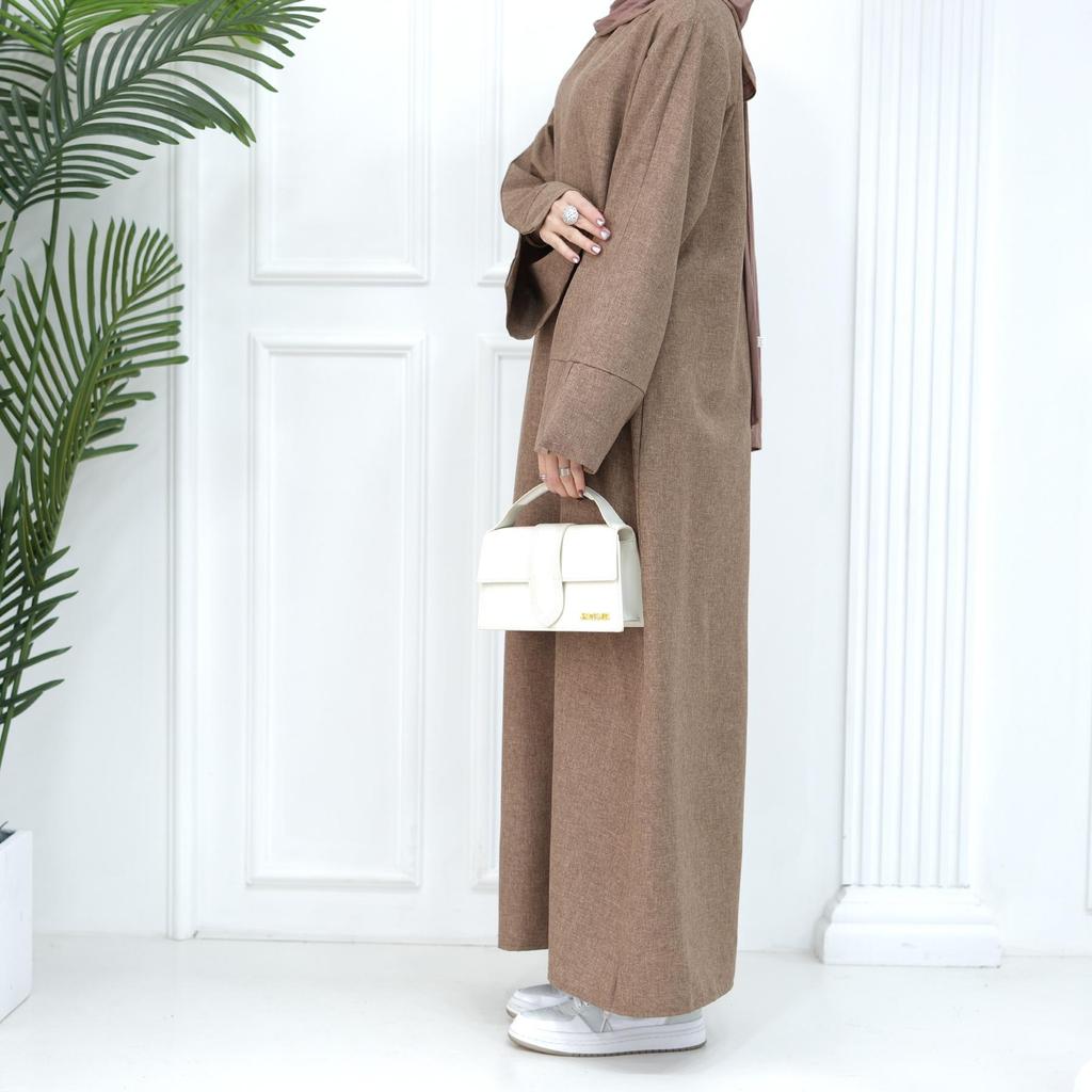 Elegant Plus Size Loose Dress Robe - 2024 Collection for Middle East and Turkey