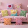 Art Abstract Geometric  Pillow Cushion Cover Pillowcase Living Room Sofa Home Decor Customized