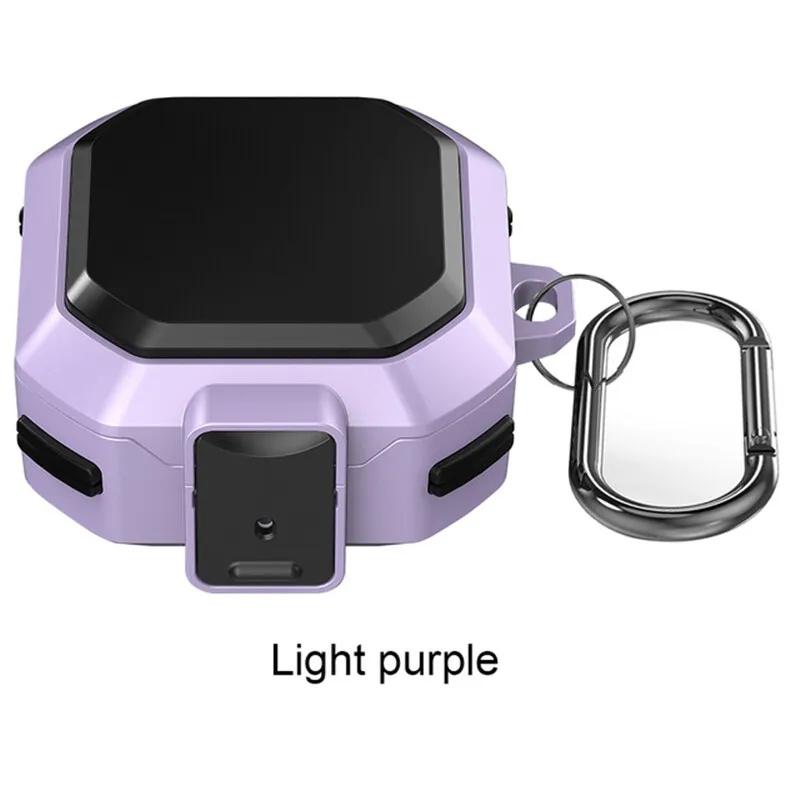 Armor Shockproof Case for Samsung Galaxy Buds 4 / Buds 4 Pro Earbuds Accessories Cover Keychain Switch Earbuds Shell