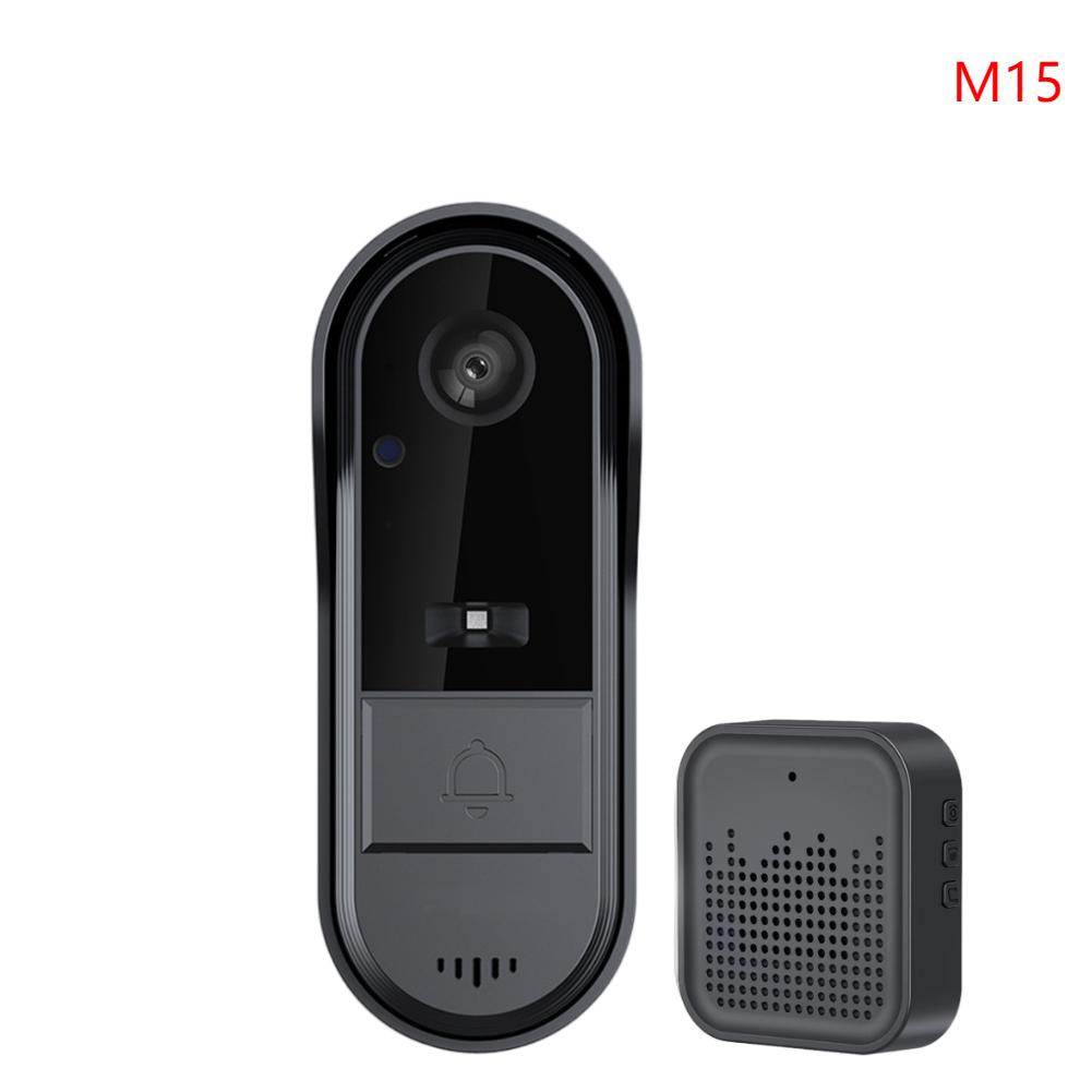 Wireless Video Doorbell with Chime 2-Way Talk Smart Video Doorbell Camera Night Vision Intelligent Doorbell for Home Security