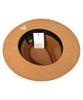 Yunibeosyeolkemiseuteuli Stripe Line Summer Brown Fedora - Big Size Summer Fedora