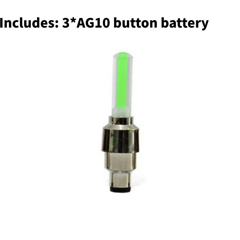 

Light Valve Bicycle Plastic Material Red Blue Green Yellow Vibration Flicker зелёный