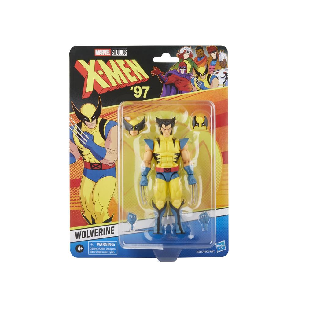 Hasbro Marvel Legends Series Wolverine, X-Men '97 6-inch (15 cm) Action Figure, Marvel Legends Action Figure F6551, Authentic