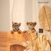 Self-adhesive Cartoon Animals Flowers Butterflies Switch Wall Stickers Puppy Kitten for Bedroom Living Room Home Decor