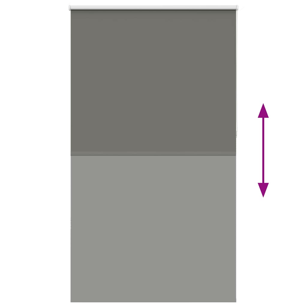 Roleta Zaciemniająca Szara 120X230Cm Szerokość Tkaniny 116,6Cm