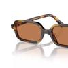 MIU MIU Logo Decorated Rectangular Sunglasses Unisex Sunglasses Tortoise 0MU11ZSFVAU2Z152