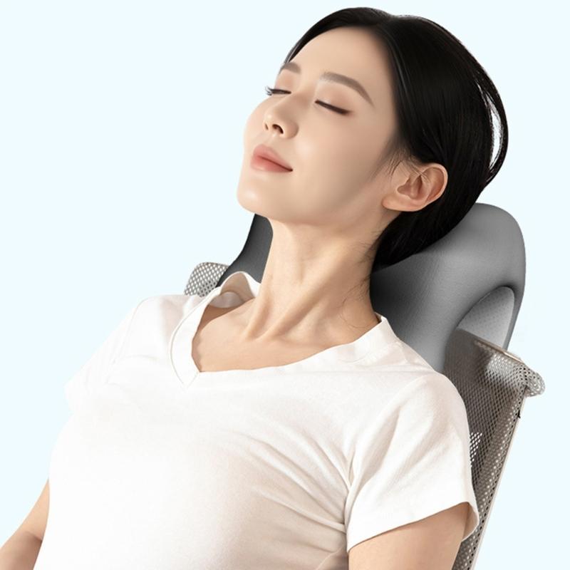 Postures Correcting Headrest for Computer Chairs Ergonomic Memory Foam Office Chair Neck Support Pillow for Napping