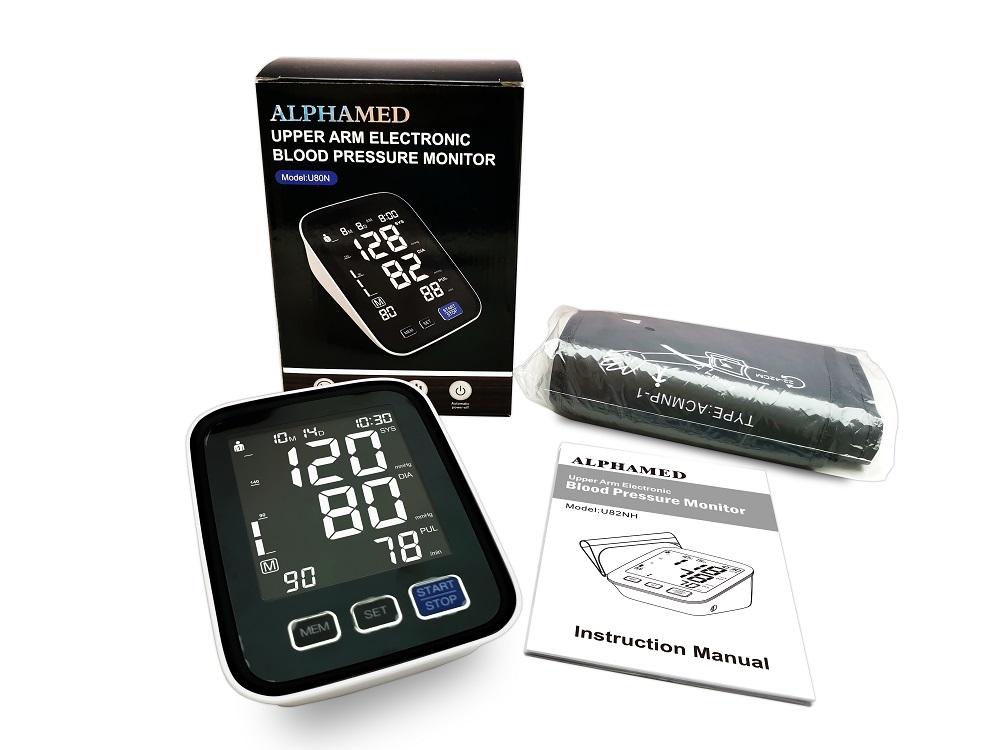 Portable Smart Voice Sphygmomanometer Digital Tensiometer Blood Pressure Monitor with Electric Power Source