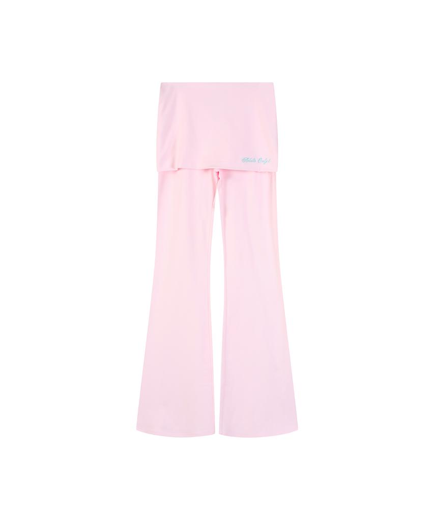 LALAFOX Folding Boots Cut Pants Pink Bs2Wp002