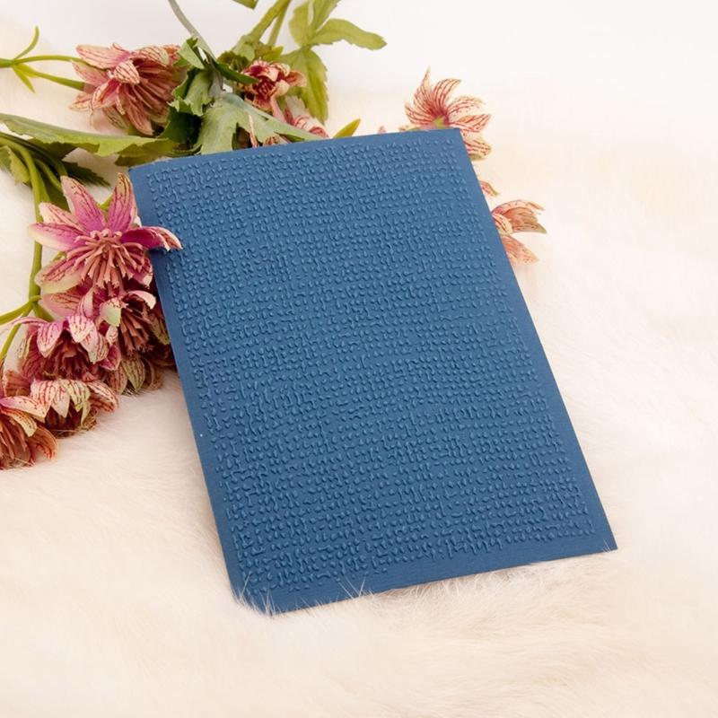 Strukturierte Prägefolder Papierbasteln Dekorative Prägeschablonen Strukturierte Scrapbooking-Vorlagen für Kartenherstellung