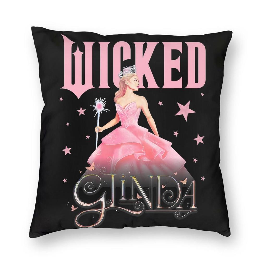 Wicked For Good Glinda Pillowcase Soft Polyester Cushion Cover Decor Throw Pillow Case Cover Home Square cm