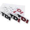 SVLHP1 3D ABS Black Logo TDI Emblem Car Trunk Badge For VW Passat Jetta Touareg Tiguan Touran Golf 4 5 6 Caddy TDI Sticker Accessories