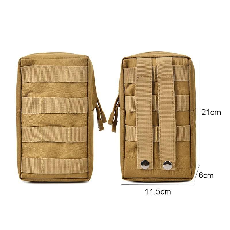 1Pc Outdoor Tactical Pouch Waterproof Nylon Multi Purpose Army Small Tactical Pack Universal Hunting Camping Bag Outdoor Equip