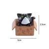 DIY Miniatures Kitten Ornament Cartoon Crafts Poor Box Cat Kitty Model Small Statue Car Figurine