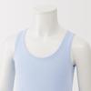 MUJI Smooth Cotton Tank Top Light Size 140 Kids' (Innerwear) Unisex, Blue, (FF0P0A6S)