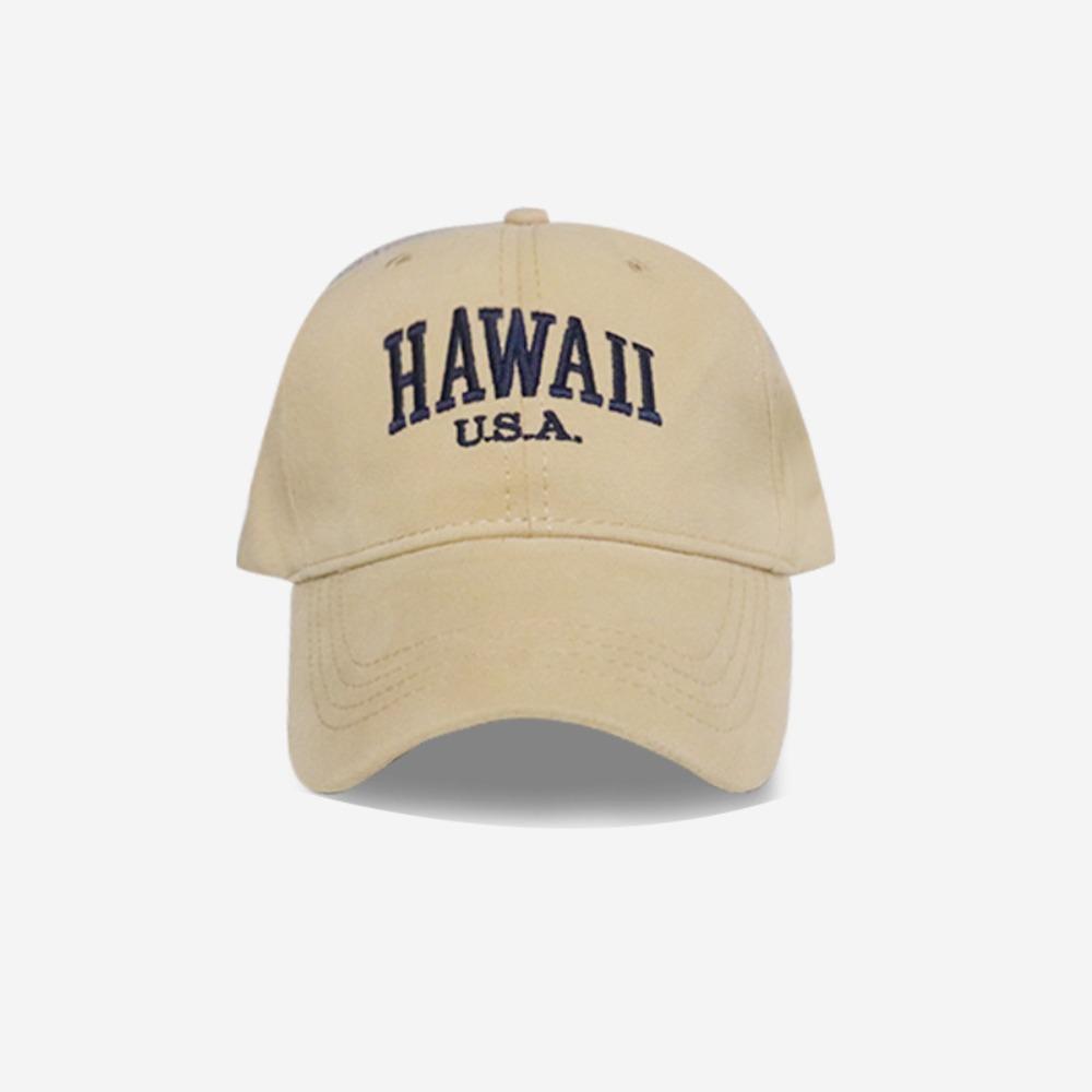 Broken Hole Distressed Faded Cap Letter HAWAII Sunscreen Hats For Man Women Outdoor Sports хаки