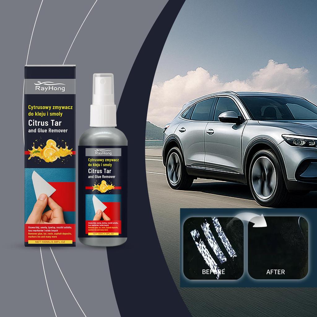 Rayhong Car Adhesive Removal Spray Car Paint Glass Removal Stickers Car Cleaner