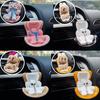 Asiento de Seguridad para Muñeca de Coche para Labubu 17-19cm Modelo de Silla de Dibujos Animados Decoración de Salida de Asiento de Coche para Muñeca Labubu Accesorios para Coche Interior