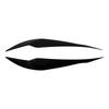 Pcs Car Headlight Lamp Eyebrows Cover Trim Stickers For BMW 3 Series F30 F35 2013-2018 Gloss Black Car Eyelids Lids ABS Carbon