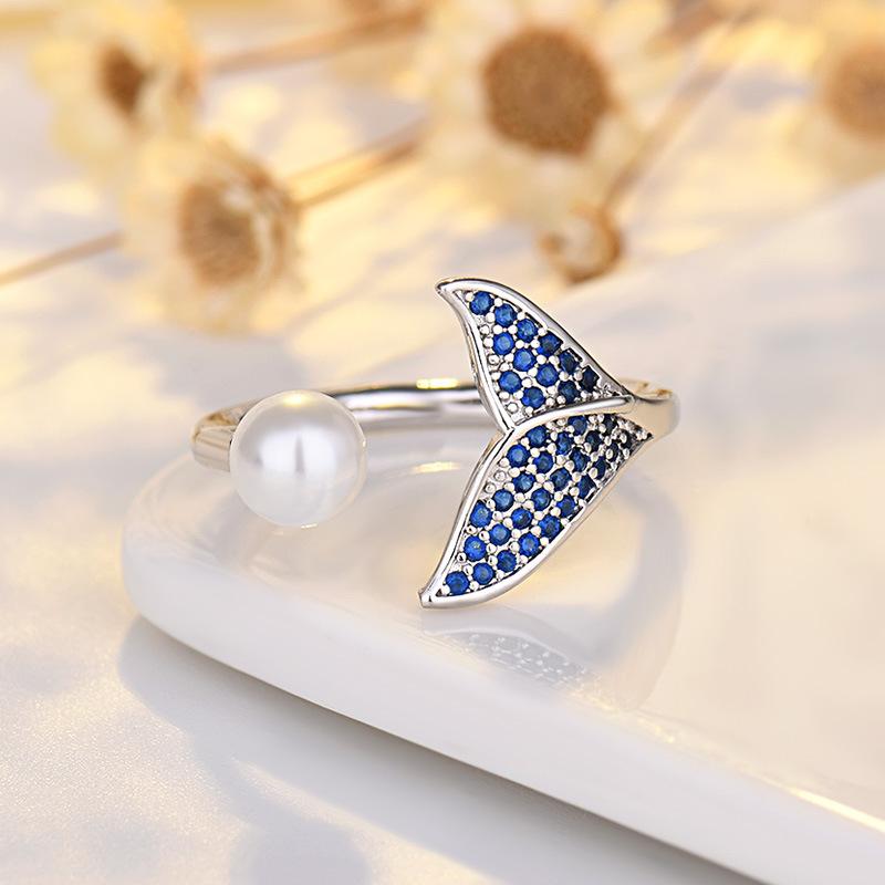 Simple Enamel Butterfly Ring Niche Girlfriend Temperament Star Pentagram Star Personalised Tide Jewelry Ring Retro Finger Ring