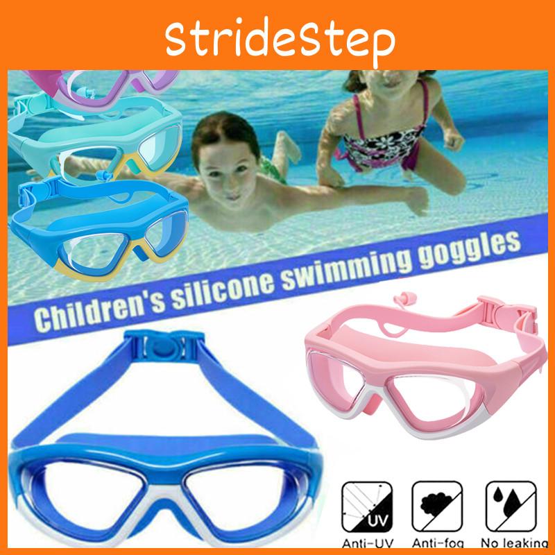 Soft Silicone Swimming Goggles For Kids With Anti-fog Coating