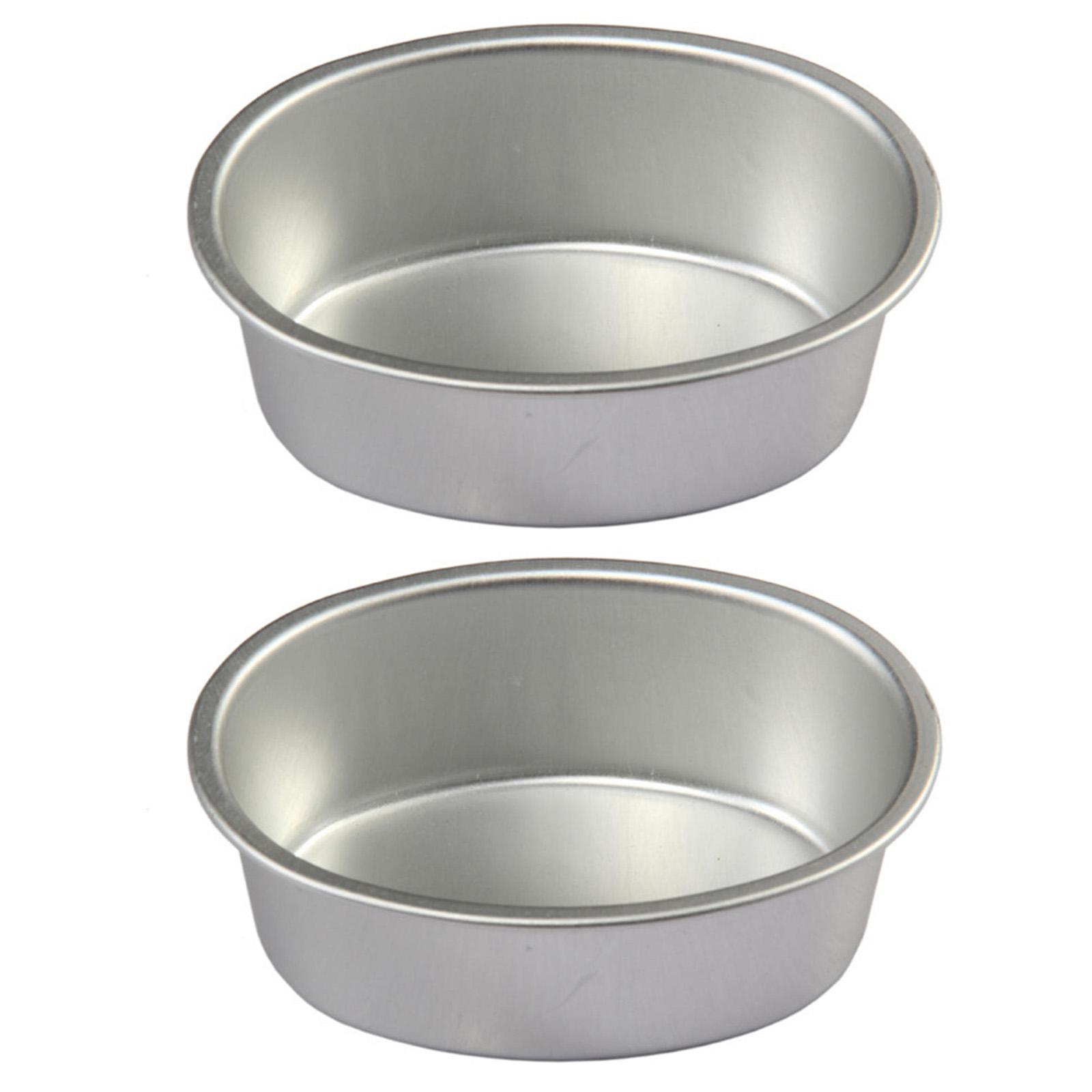 2 шт. Форма для чизкейка круглой формы Антипригарная форма для торта Алюминиевая форма для торта Форма для выпечки хлеба в духовке Прочная L