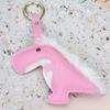 Frauen Mädchen Anhänger Kreative Schlüssel Ringe Halter Niedlichen Cartoon Dinosaurier Tasche Dekorationen PU Leder Dekorative Geschenk Zubehör