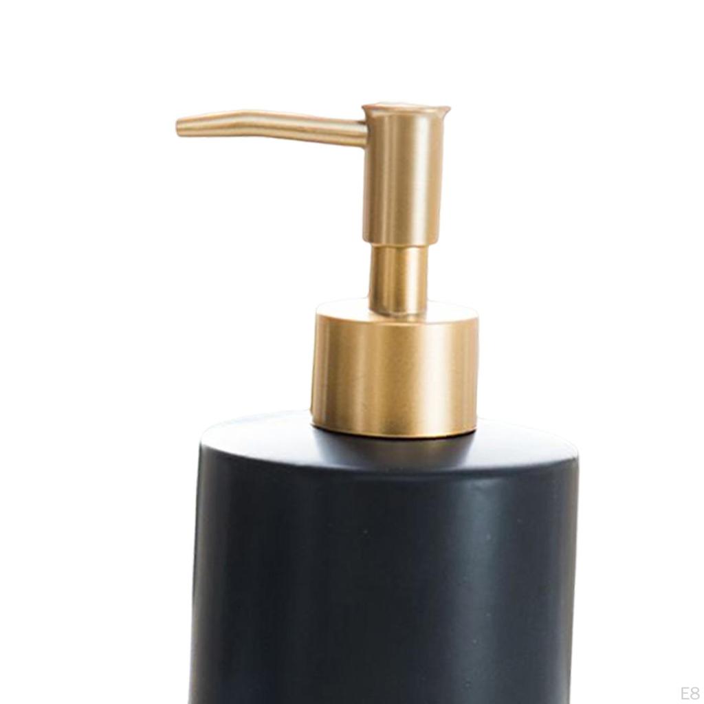 Liquid Soap Dispenser, Container Empty Bottles Ceramic Refillable Pump for