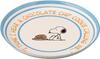 PEANUTS Snoopy Trio Plate Set large serving pasta diameter x 2cm Mino Yamaka Made in Recycled Tableware for SDG Initiatives (3 plates, plates, plates,