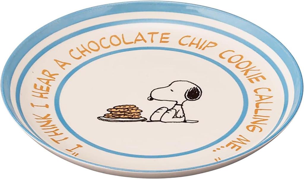 PEANUTS Snoopy Trio Plate Set large serving pasta diameter x 2cm Mino Yamaka Made in Recycled Tableware for SDG Initiatives (3 plates, plates, plates,