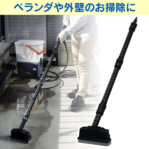 Iris Ohyama High Pressure Washer Deck Brush Black FHP-DB