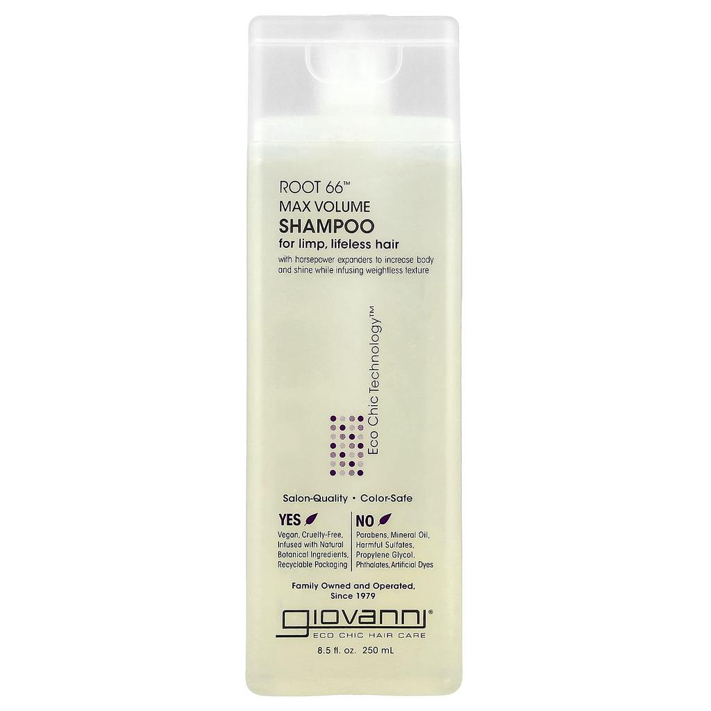 Root 66, Max Volume Shampoo, For Saggy, Lifeless Hair, 250Ml(8.5Fl Oz)