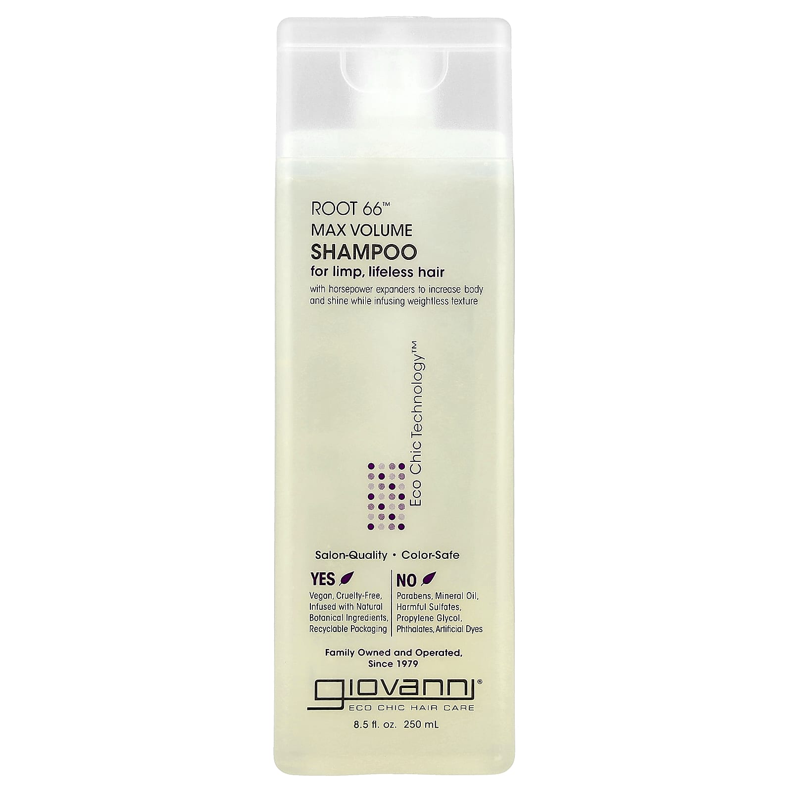 

Root 66, Max Volume Shampoo, For Saggy, Lifeless Hair, 250Ml(8.5Fl Oz)