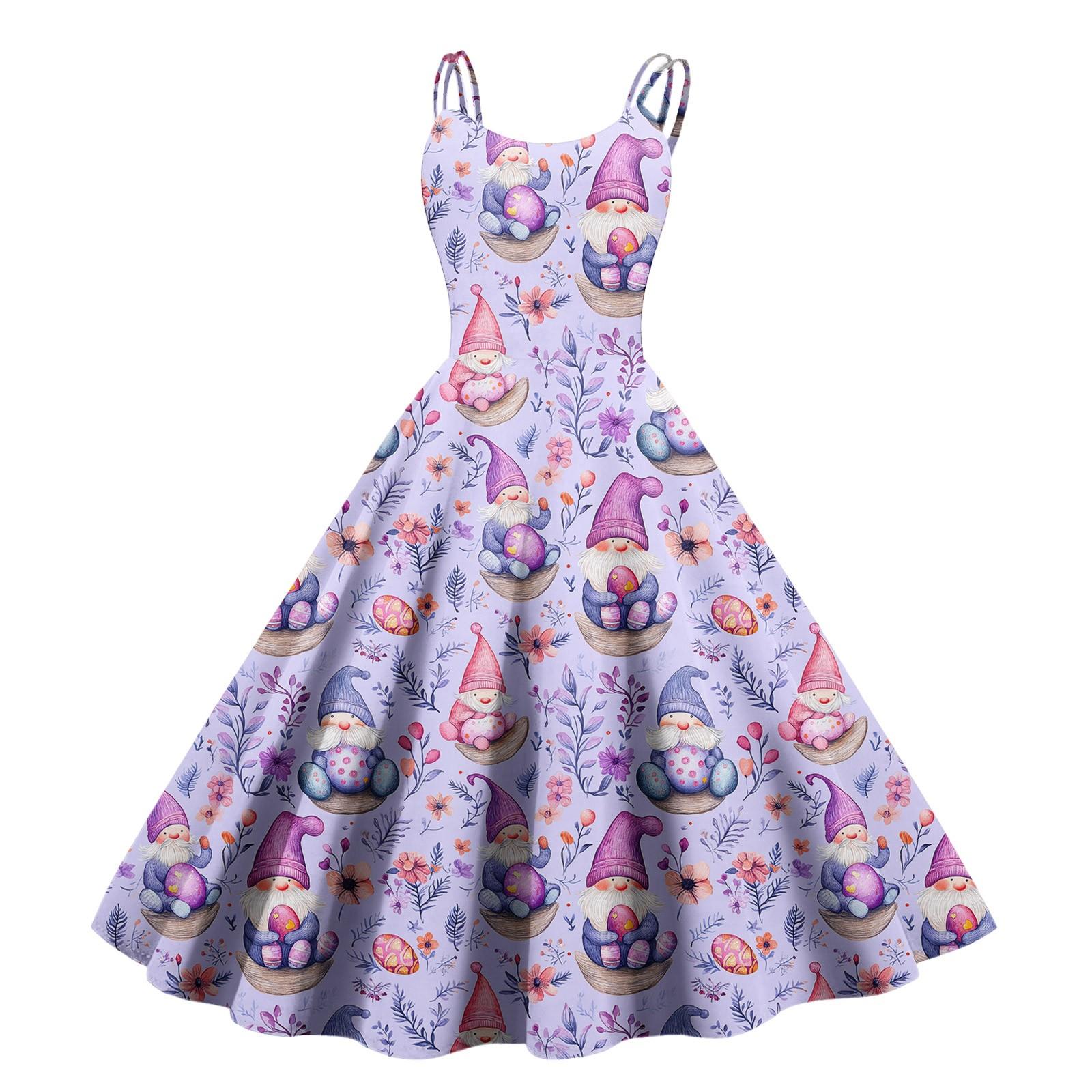 

Женское повседневное модное платье с принтом в стиле ретро с открытыми плечами в стиле панк в стиле ретро XXL