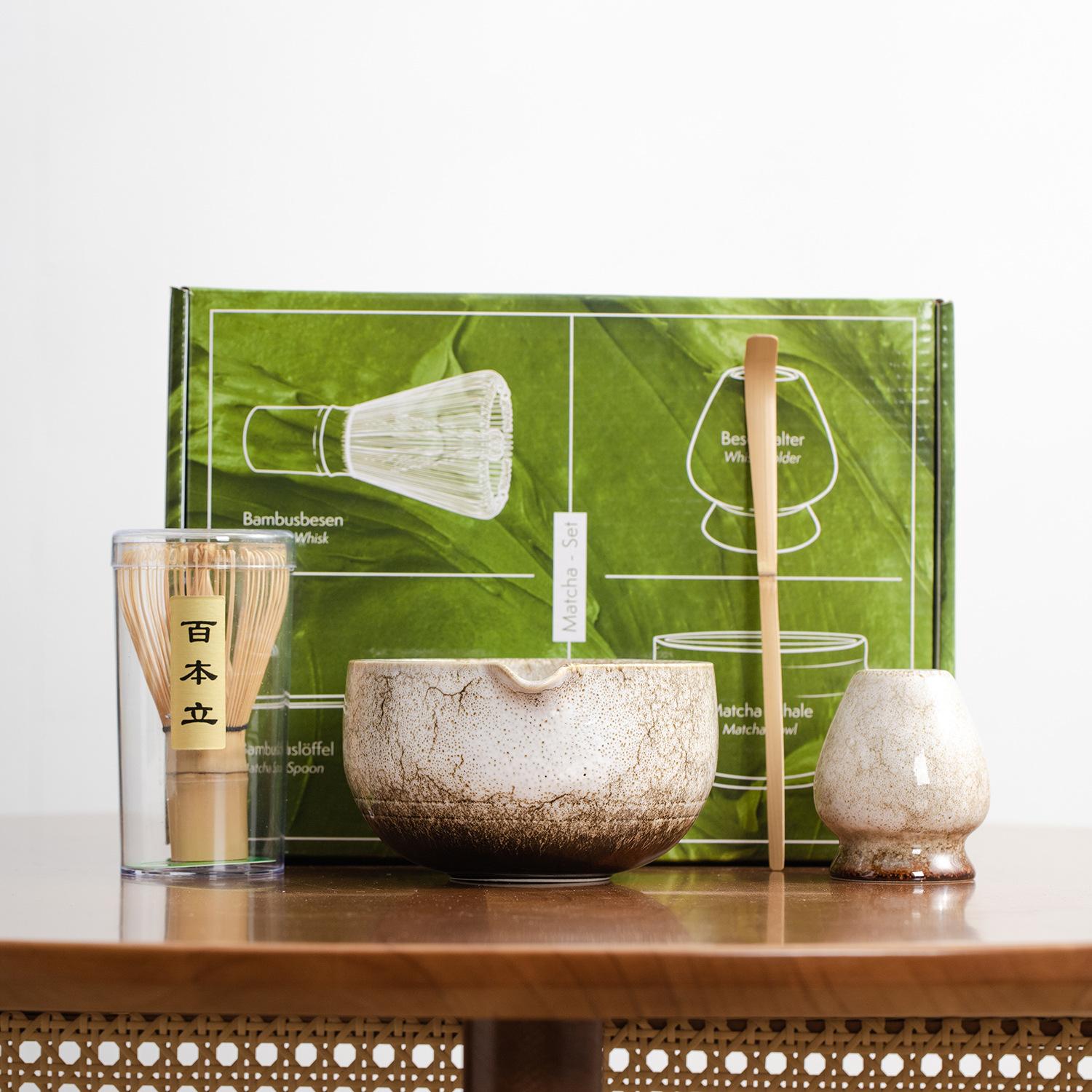 

Ceramic glaze Matcha Tea Set Bamboo Tea Spoon Indoor Drinking Tea Brewing Utensils Song Dynasty Kung Fu Accessorie Birthday Gift