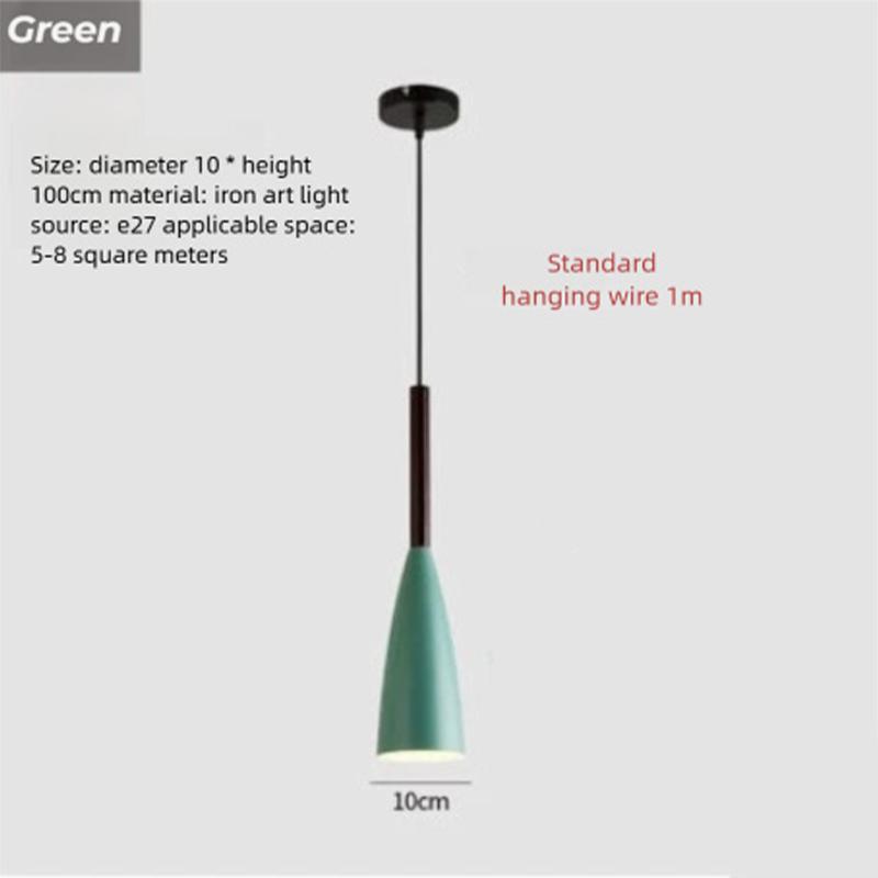 Modern Nordic style chandelier simple lighting fixture chandelier with E27 bulb suitable for dining room and bedroom