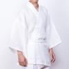 Half Undergarment for Genuine Undershirt with Half 14 [KYOETSU] Summer, Linen, Washable, Collar, Men's (S)